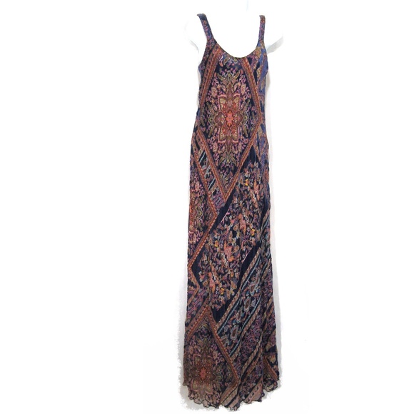 JOHNNY WAS ⚜ WOMEN'S SILK FASHION SUMMER MAXI DRESS